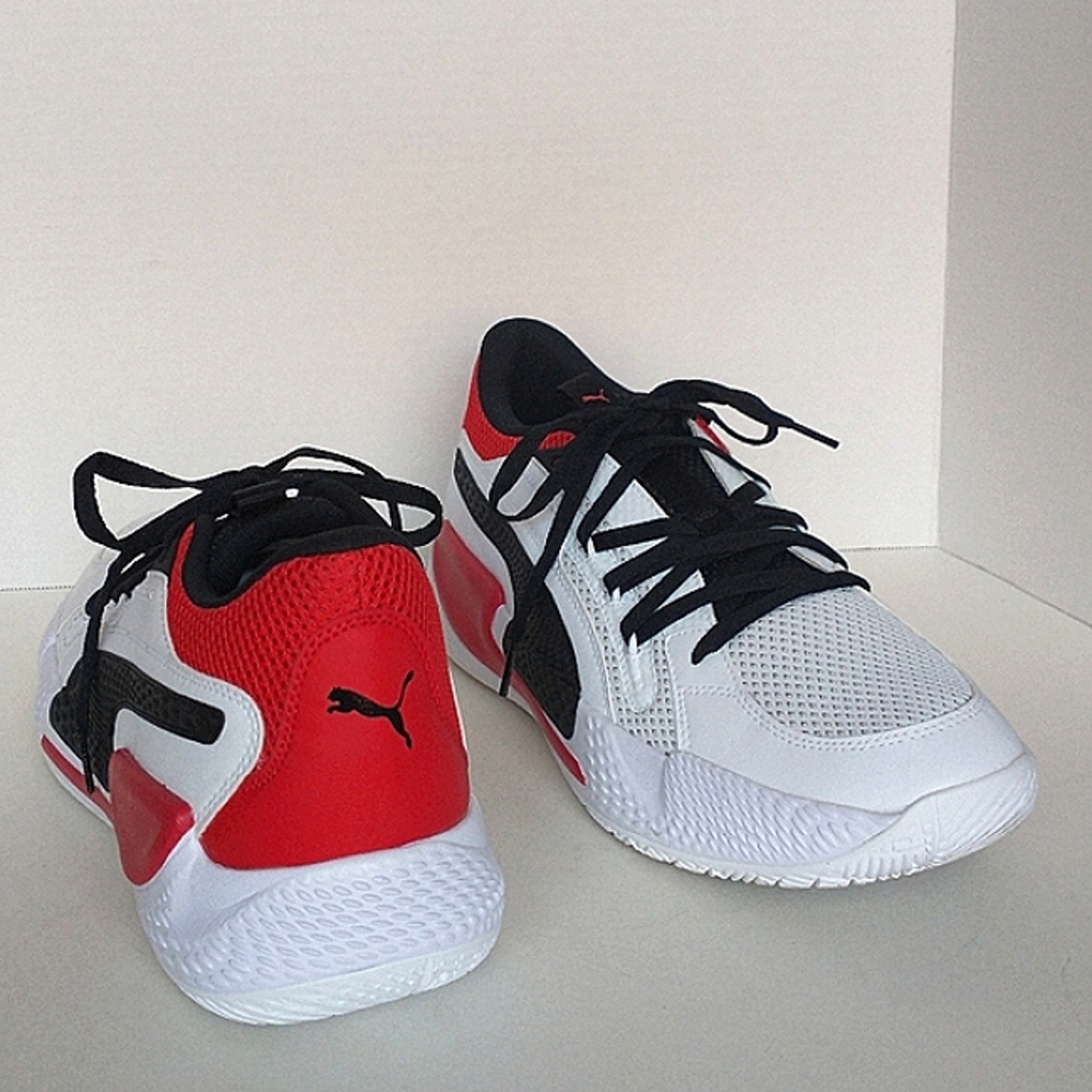 New w/o Box Puma Court Rider Chaos 'Chicago Bulls' Men's Basketball Shoes Sz.13 - Picture 6 of 14